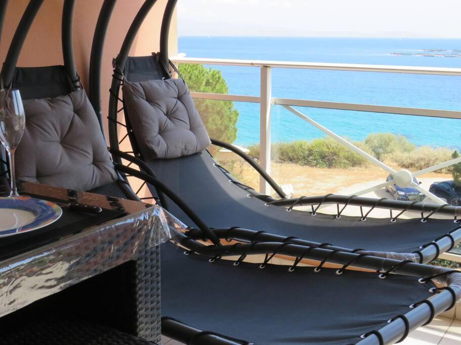 Bel App T2 En Bord De Mer Vue Sanquinaires Piscine 阿雅克肖 外观 照片