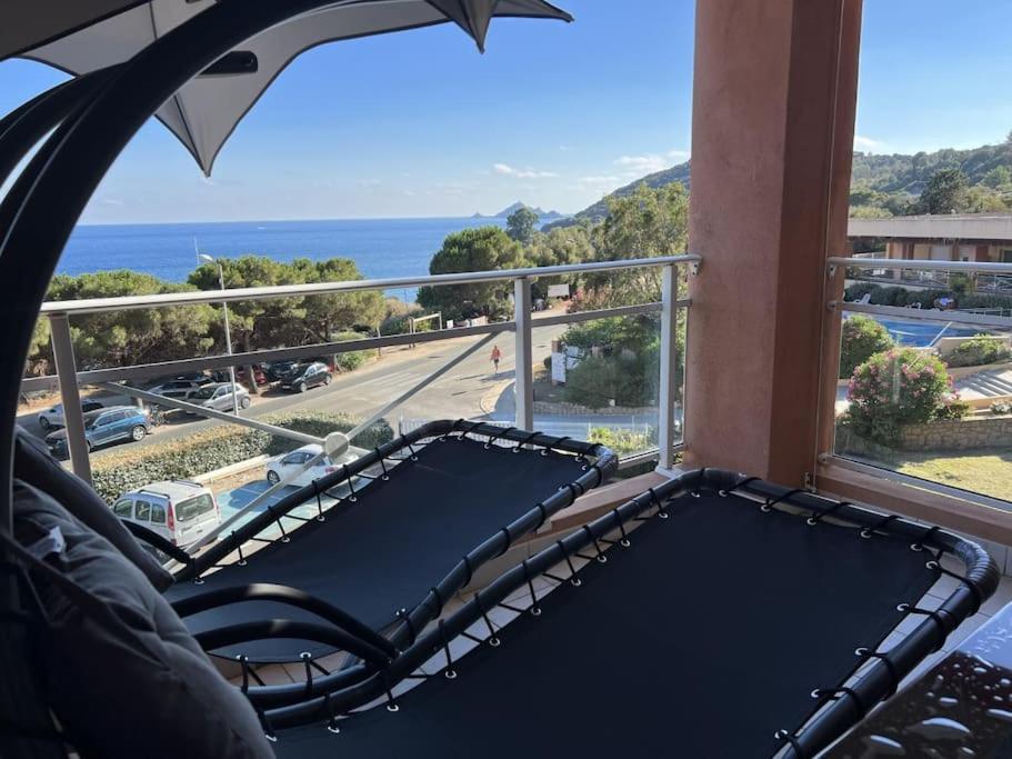 Bel App T2 En Bord De Mer Vue Sanquinaires Piscine 阿雅克肖 外观 照片